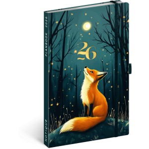 Agenda / notesz Fox 2026, 13 x 21 cm