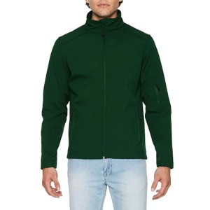 Gildan Hammer uniszex softshell dzseki, Forest Green