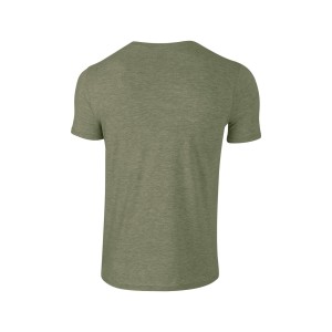 Gildan SoftStyle frfi pl, Heather Military Green (T-shirt, pl, kevertszlas, mszlas)