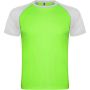 Indianapolis rvid ujj uniszex sportpl, fluor green, white