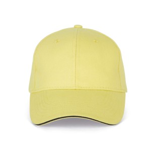 Kup Orlando 6 paneles sapka, Lemon Yellow/Dark Grey, U