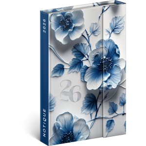 M�gnessel z�r�d� agenda Porcelain Flower 2026, 11 x 16 cm