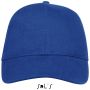 Sols Buffalo 6 paneles baseballsapka, Royal Blue